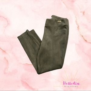 Dark green slacks